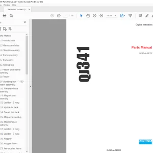 Sandvik Qj341 Parts Manual  - PDF DOWNLOAD