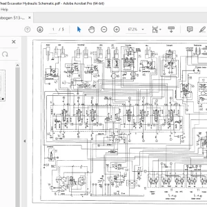 Sennebogen 513-M (SM13,  ZM13) Wheel Hydraulic Manual PDF