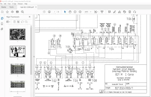 Sennebogen 821 M C-Series Hydraulic Circuit Diagram Manual - PDF DOWNLOAD