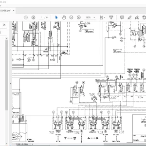 Sennebogen 821 M C-Series Hydraulic Circuit Diagram Manual PDF