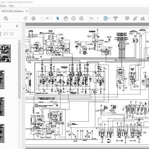 Sennebogen 825 Greenline Hydraulic Circuit Diagram Manual 825.0.285 PDF