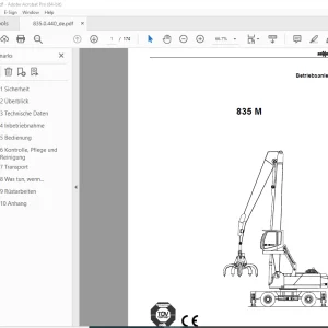 Sennebogen 835 M Betriebsanleitung 835.0.440 - PDF DOWNLOAD