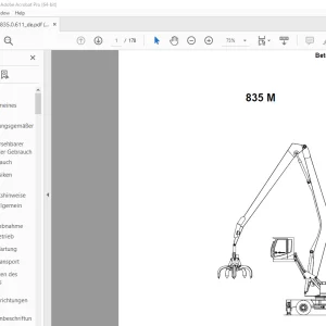 Sennebogen 835 M Betriebsanleitung 835.0.611 - PDF DOWNLOAD