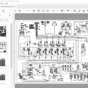 Sennebogen 835 M C-Serie Hydraulic Circuit Diagram Manual 835.0.440 PDF