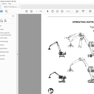 Sennebogen 835 R Operating Instruction Manual 830.5.1232 - PDF DOWNLOAD