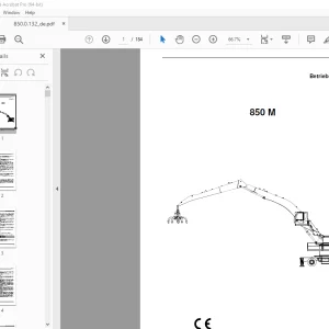 Sennebogen 850 M Betriebsanleitung 850.0.132 - PDF DOWNLOAD