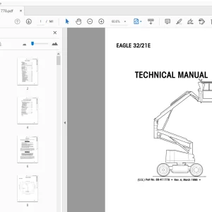 Simon 32/21E Eagle Technical Manual 89-411778 - PDF DOWNLOAD