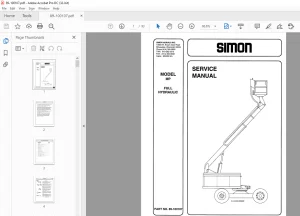 Simon MP SERVICE MANUAL 89-100107 - PDF DOWNLOAD