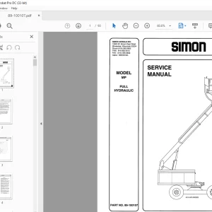 Simon MP SERVICE MANUAL 89-100107 - PDF DOWNLOAD