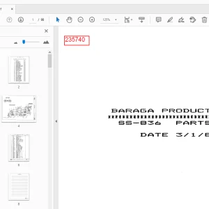 Square Shooter SS-836 Parts Manual 235740 - PDF DOWNLOAD