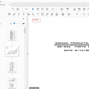 Square Shooter SS-836 Parts Manual 237941 - PDF DOWNLOAD