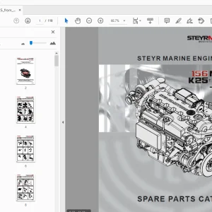 Steyr MO156K25 Marine Turbo Diesel Solas Parts Manual_682300001 - PDF