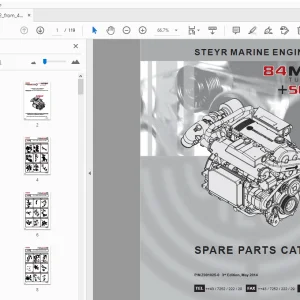 Steyr MO84K32 Marine Turbo Diesel Solas Parts Manual_48227001 - PDF