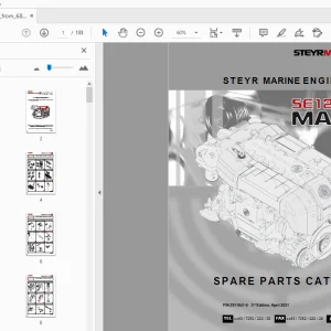 Steyr SE126E25 Marine Engines Parts Manual_682320001 - PDF