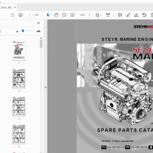 Steyr SE144E38 Marine Engines Parts Manual _482350378 - PDF