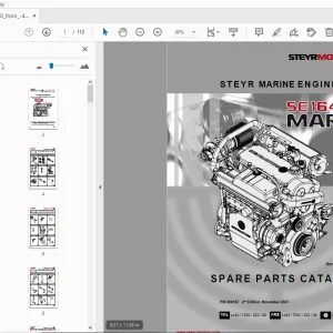 Steyr SE164E40 Marine Engines Parts Manual-482350378 - PDF