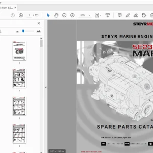 Steyr SE236E40 Marine Engines Parts Manual 682320001 - PDF DOWNLOAD