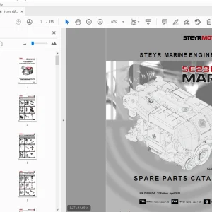 Steyr SE236S40 Marine Engines Parts Manual_682320001 - PDF