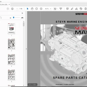 Steyr SE266E40 Marine Engines Parts Manual _682320001 - PDF