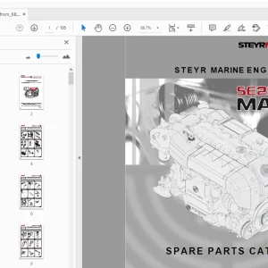 Steyr SE286E40 Marine Engines Parts Manual_682320001 - PDF