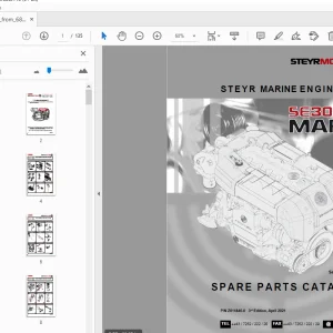 Steyr SE306J38 Marine Engines Parts Manual_682320001 - PDF