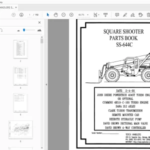 TEREX HANDLERS SS-644C PARTS MANUAL 234886 - PDF DOWNLOAD