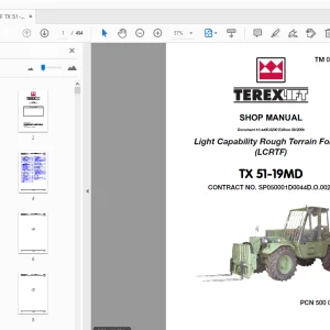 Terex LCRTF TX 51-19MD Service Manual 57.4400.8200_050901 - PDF DOWNLOAD