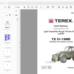 Terex LRTF TX 51-19MD Service Manual 57.4400.9204_110101 - PDF DOWNLOAD