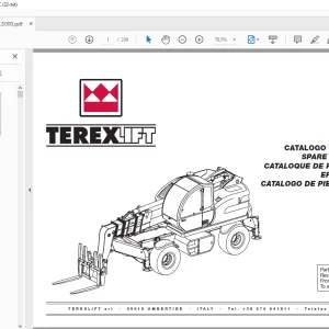 Terexlift Gyro 4518 SPARE PARTS CATALOGUE Manual - PDF DOWNLOAD