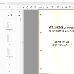 XCMG Wheel Loader ZL50G Service Manual - PDF 下载