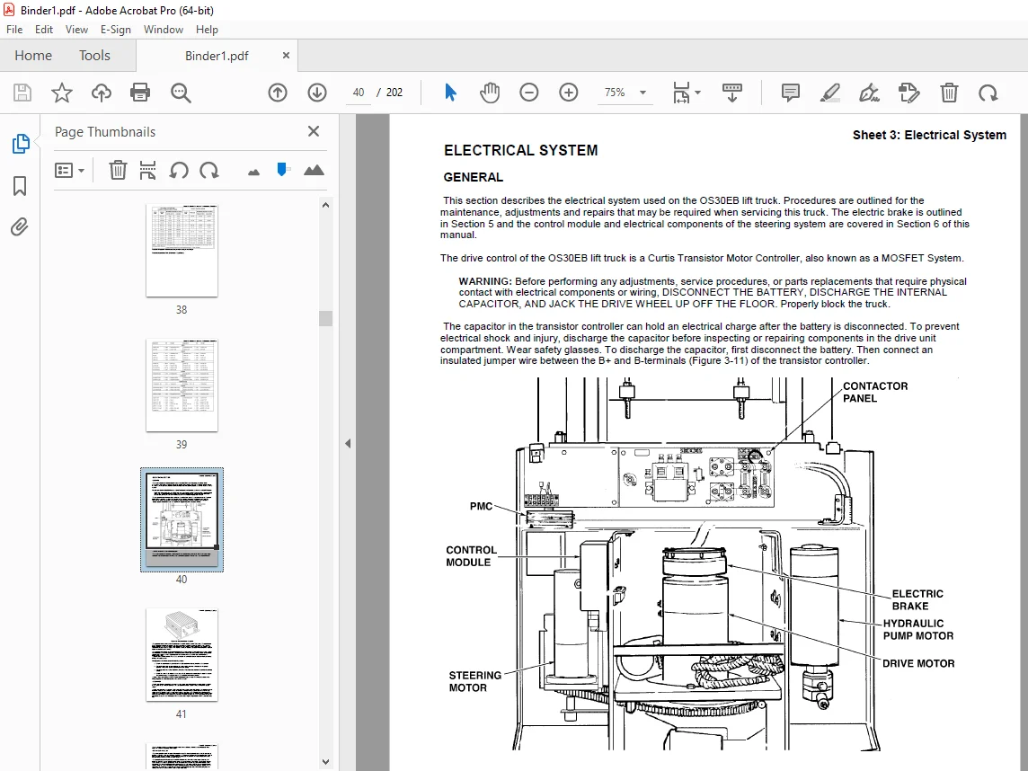 Yale Forklift B801 (OS030EB) Operating Manual - PDF DOWNLOAD - Image 2