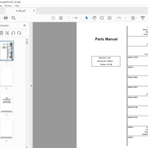 Atlet A-86 Parts Manual 005803 - PDF DOWNLOAD