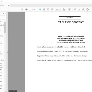Atlet Forklift A-86 Master Parts Manual - PDF DOWNLOAD