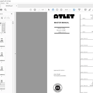 Atlet Forklift A-Ergo Master Parts Manual - PDF DOWNLOAD