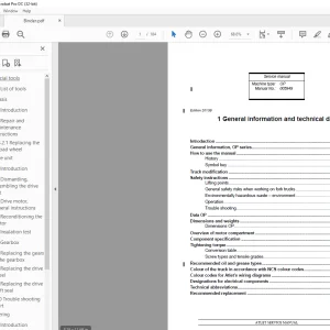 Atlet Forklift OP Service Manual- PDF DOWNLOAD
