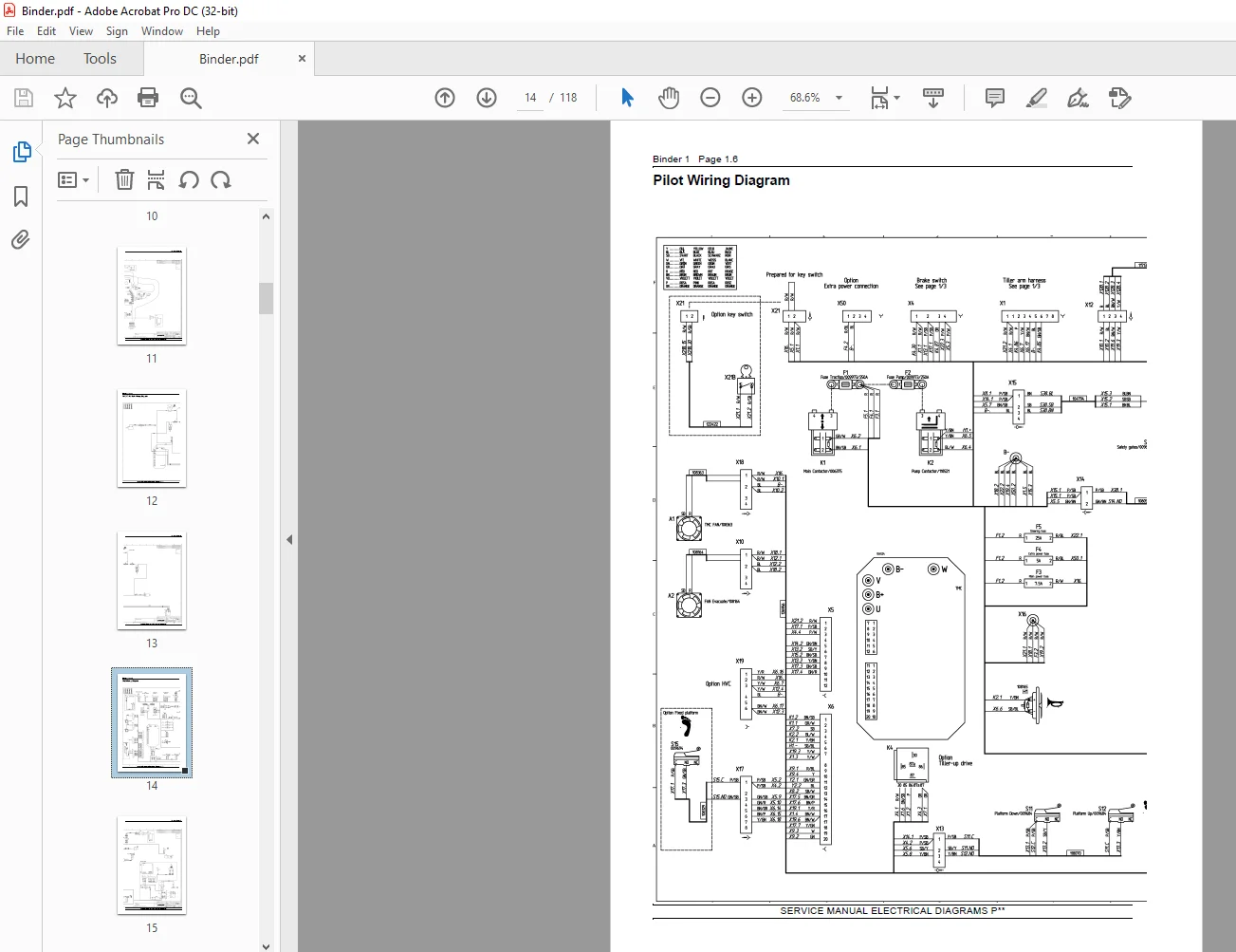 Atlet Forklift P Series PLP Electrical Diagrams Manual 2013B - PDF DOWNLOAD - Image 2