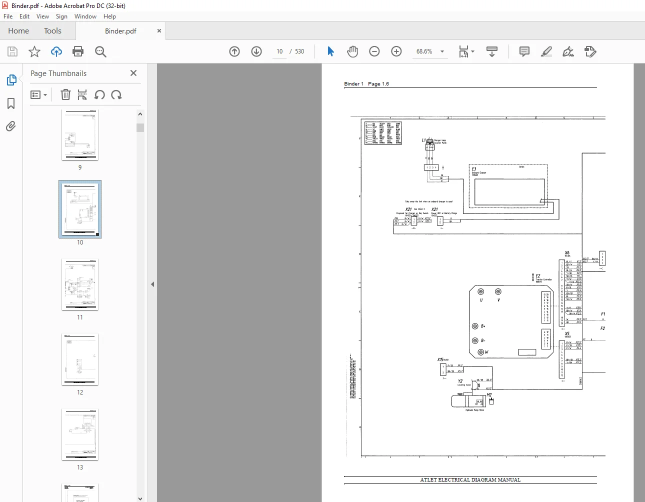 Atlet Forklift PLL PSD PSL PLE ELECTRICAL DIAGRAMS Manual 2010B - PDF DOWNLOAD - Image 2
