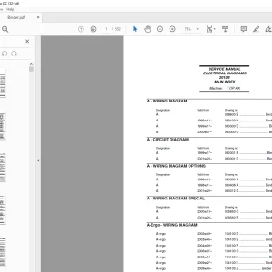 Atlet Forklift T OP A X ELECTRICAL DIAGRAMS MANUAL - PDF DOWNLOAD