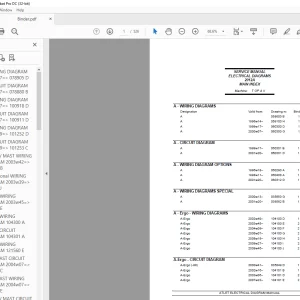 Atlet Forklift T OP A X ELECTRICAL DIAGRAMS Manual - PDF DOWNLOAD