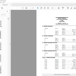 Atlet Forklift T OP A X ELECTRICAL DIAGRAMS Manual - PDF DOWNLOAD