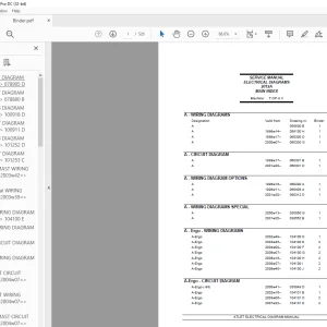 Atlet Forklift T OP A X ELECTRICAL DIAGRAMS Manual 2012A