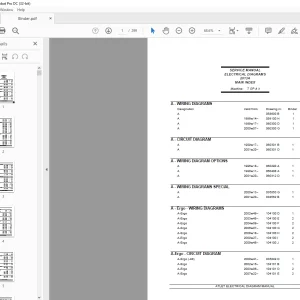 Atlet Forklift T OP A X ELECTRICAL DIAGRAMS Manual 2013A PDF