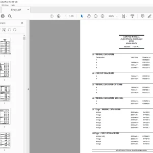 Atlet Forklift T OP A X ELECTRICAL DIAGRAMS Manual 2013A PDF