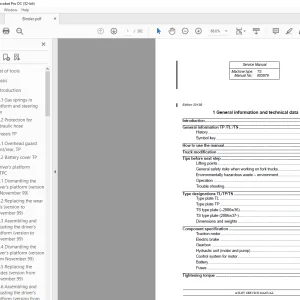 Atlet Forklift TS Service Manual (005879) - PDF DOWNLOAD
