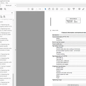 Atlet Forklift TS Service Manual (005879) - PDF DOWNLOAD