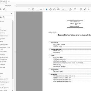 Atlet Forklift U AC Power Plus Service Manual - PDF DOWNLOAD