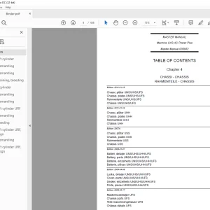Atlet Forklift UXS AC Power Plus Master Parts Manual - PDF DOWNLOAD