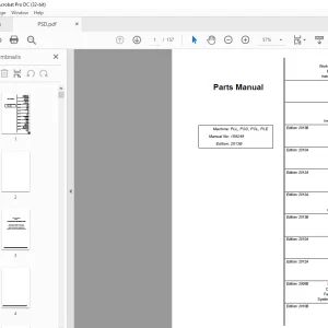 Atlet PLL, PSD, PSL, PLE Parts Manual 159249 - PDF DOWNLOAD