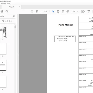 Atlet PLL, PSD, PSL, PLE Parts Manual 159249 - PDF DOWNLOAD