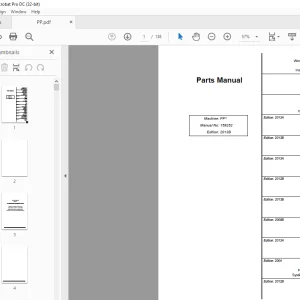Atlet PP Parts Manual 159252 - PDF DOWNLOAD